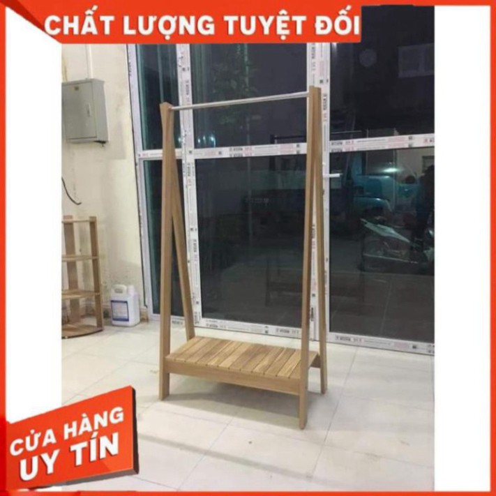 [RẺ VÔ ĐỊCH] Kệ treo quần áo bằng gỗ, kệ phơi đồ đa năng chữ A 1 tầng -Shop Uy tín