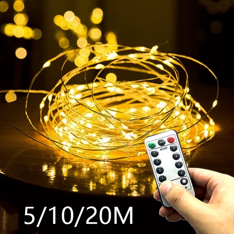 Dây Đèn LED 5/10/20M Chống Thấm Nước Trang Trí Sinh Động
