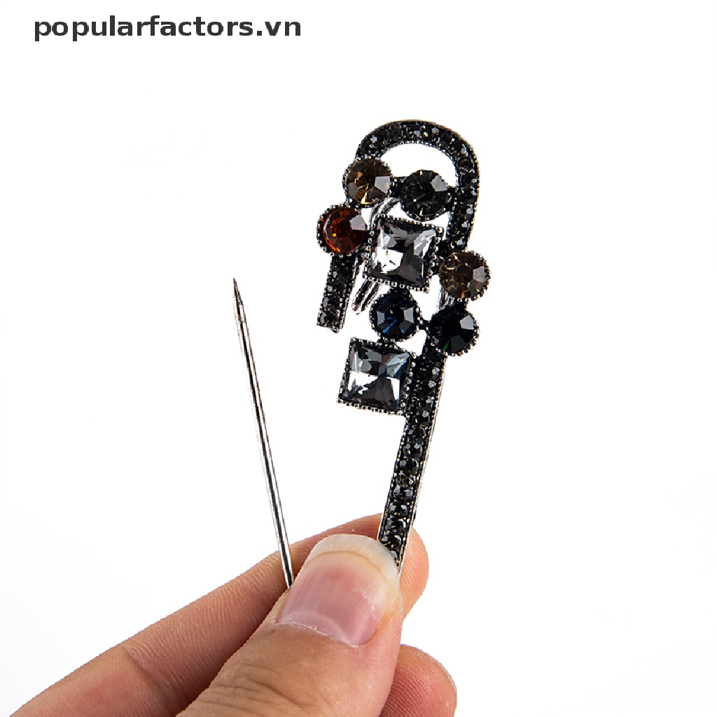 [Phổ Biến] Ghim Cài Áo Thiết Kế Lò Xo Lớn Cổ Điển An Toàn Cho Nữ [VN]