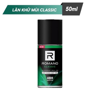 Lăn khử mùi Romano Classic hương nước hoa chai 50ml