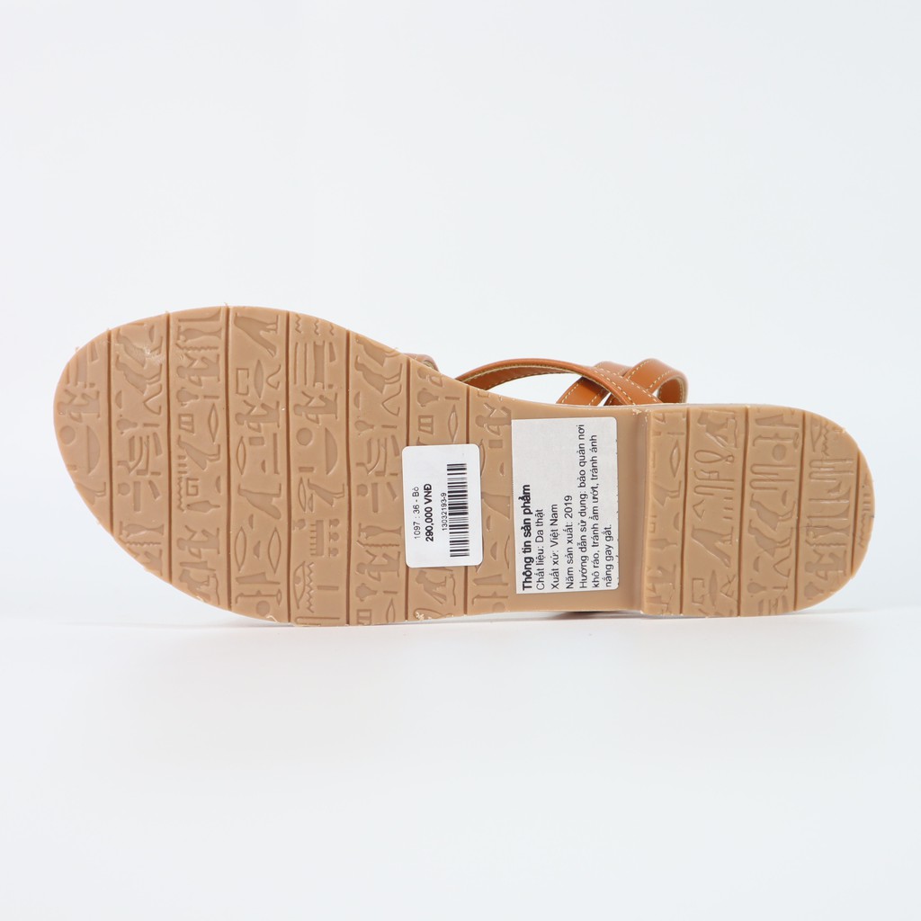 Giày sandal Cillie đế bằng phối dây 1097