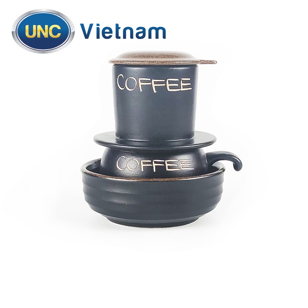 Bộ Phin Cà Phê Sứ UNC Việt Nam - Sử dụng bát giữ nhiệt, nhiều màu sắc, đủ món, pha cafe sẽ ngon hơn.