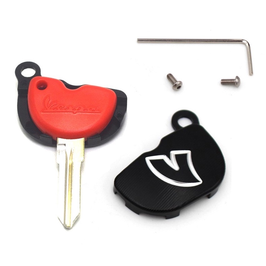 Ốp chìa khóa nhôm CNC Vespa Sprint, Primavera, GTS đời Iget