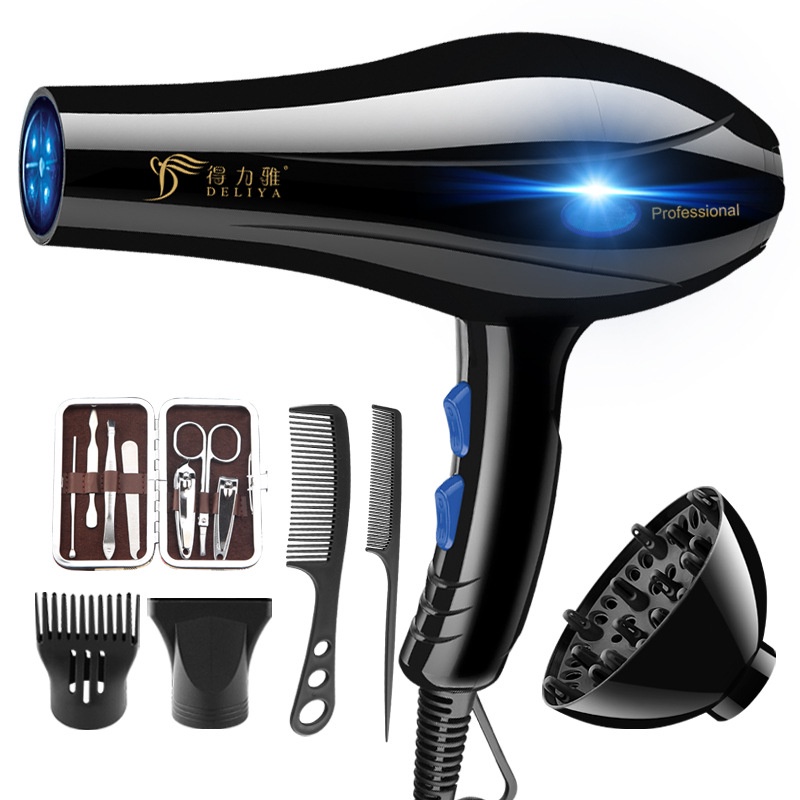 Máy sấy tóc,Máy sấy tóc du lịch mùa hè máy sấy tóc 2 chiều nóng lạnh Deliya 8090 Công Suất 3200W Có 3 Chế độ nhiệt-Bảo H