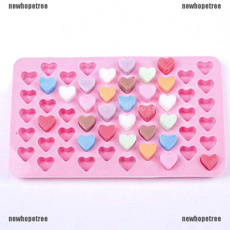 Khuôn Silicone Làm Bánh / Kem / Đá Hình Trái Tim