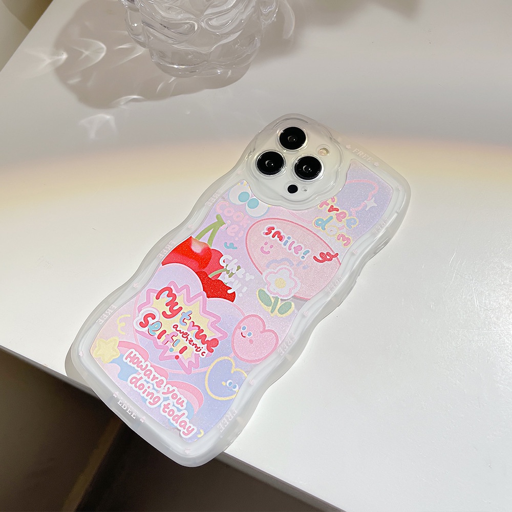 Ốp lưng iphone Ốp Điện Thoại Họa Tiết Graffiti Hai Chiều Kèm Dây Đeo Cho iphone13 12promax 13 Xs 8p/Promax/X/Xs/13/Pro/Max Dinuo case