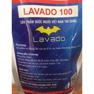 Bột rửa xe không chạm Lavado 100 siêu sạch