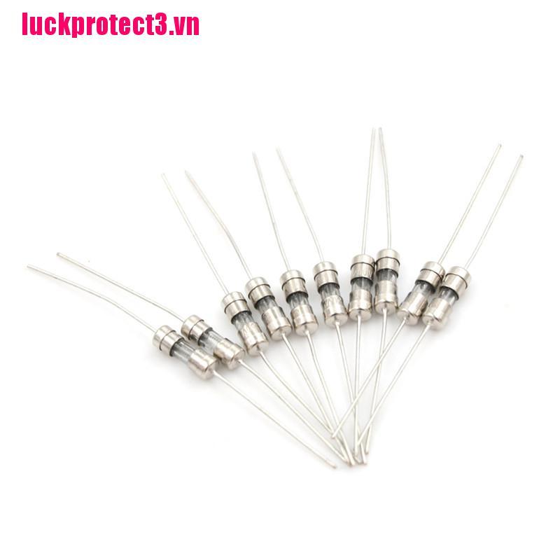 AXIAL Set 10 Cầu Chì Ống Thủy Tinh 3.6x10mm 2a Chuyên Dụng