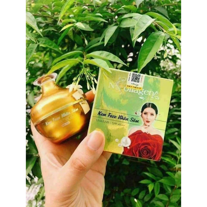Kem Face Nhân Sâm N Collagen Giúp Trắng Da, Giảm Nám, Bảo Vệ Da