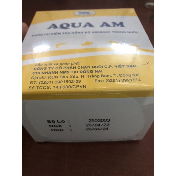 Test NH3 CP mẫu mới nhất, đo NH3 CP