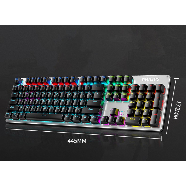 Bàn Phím Cơ Gaming phím SPK8404 Gaming cao cấp, nhiều chế độ led, phím tạch tạch cảm giác chơi game cực đã BH 6 tháng