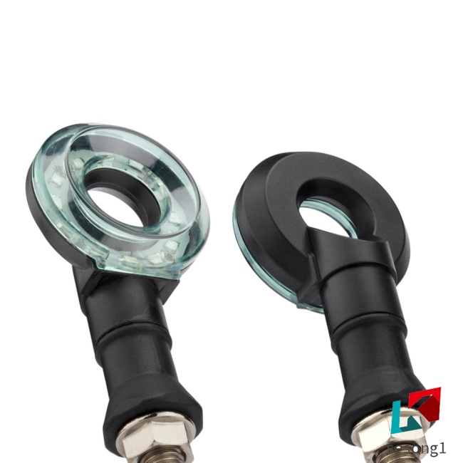 1 Cặp Đèn Led Tín Hiệu Xi Nhan Hình Tròn Rỗng Thông Dụng Cho Xe Máy