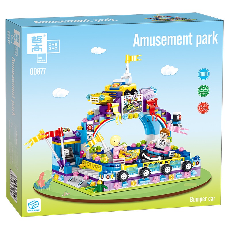 Bộ Đồ Chơi Lắp Ráp Công Viên Giải Trí Dành Cho Trẻ Em