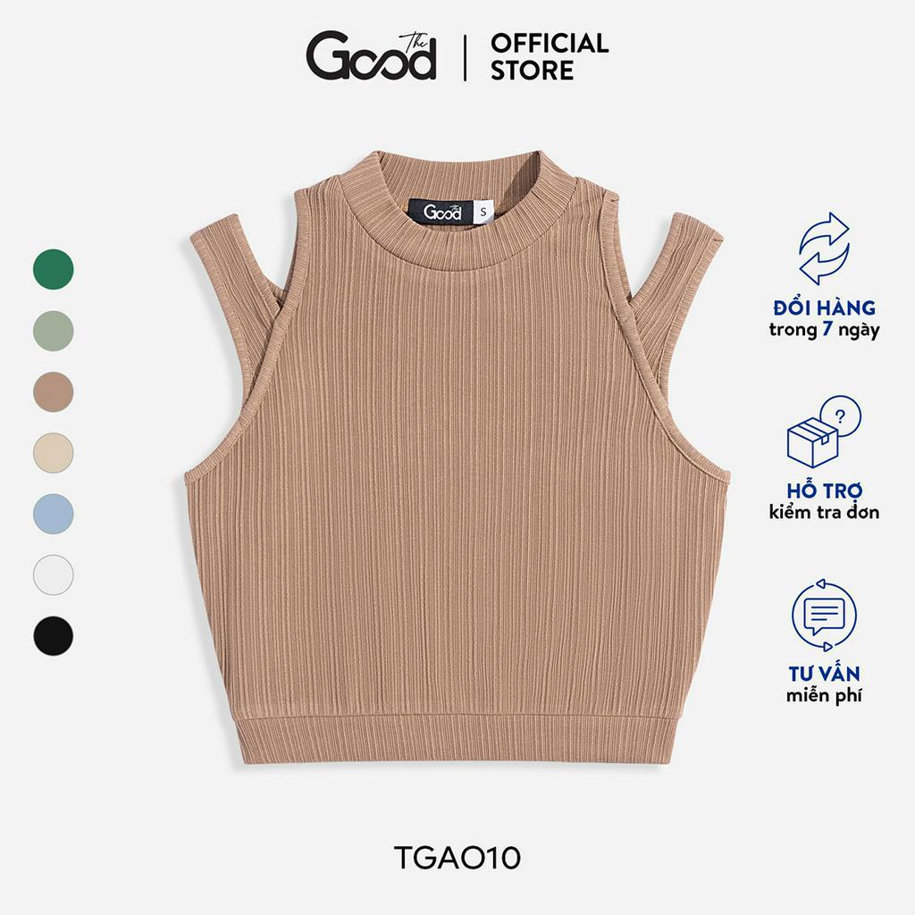 Áo Croptop Len Tăm Cut Out The Good/Tanktop Cutout | BigBuy360 - bigbuy360.vn