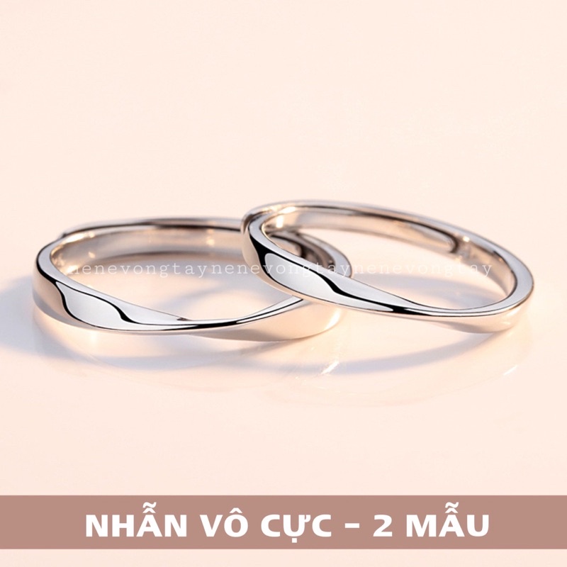 NHẪN CẶP ĐÔI VÔ CỰC cho nam nữ