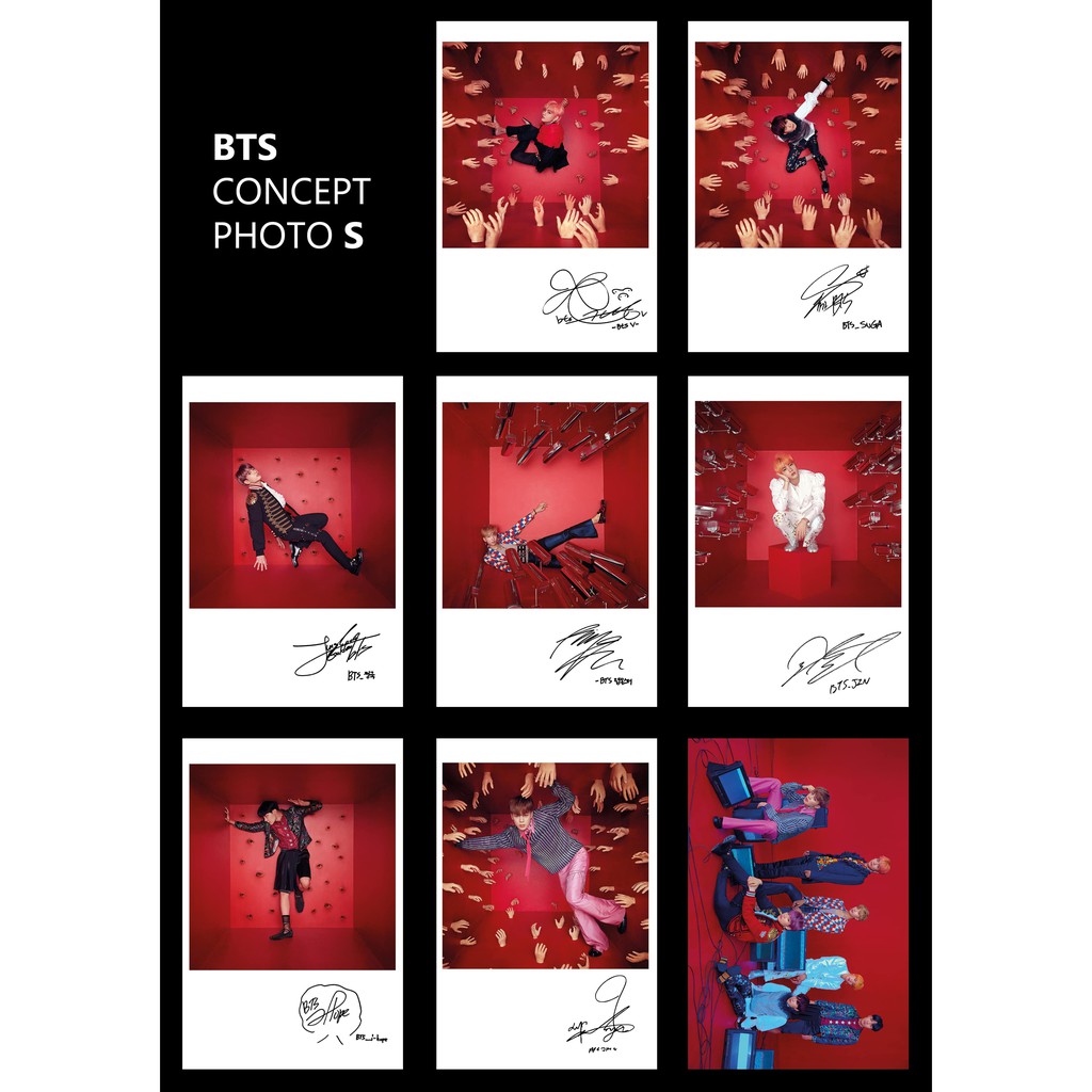 Lomo Card Ảnh BTS - Concept photo S và E ( 16 ảnh)