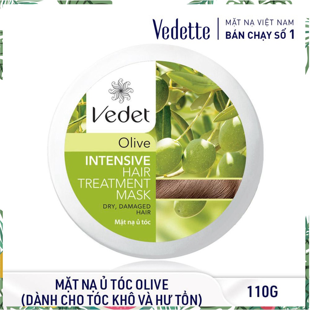 🥝 MẶT NẠ Ủ TÓC OLIVE 110g VEDETTE