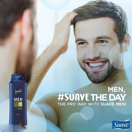 Dầu gội Suave Men 3in1 Citrus Rush 828ml giúp làm sạch và dưỡng tóc