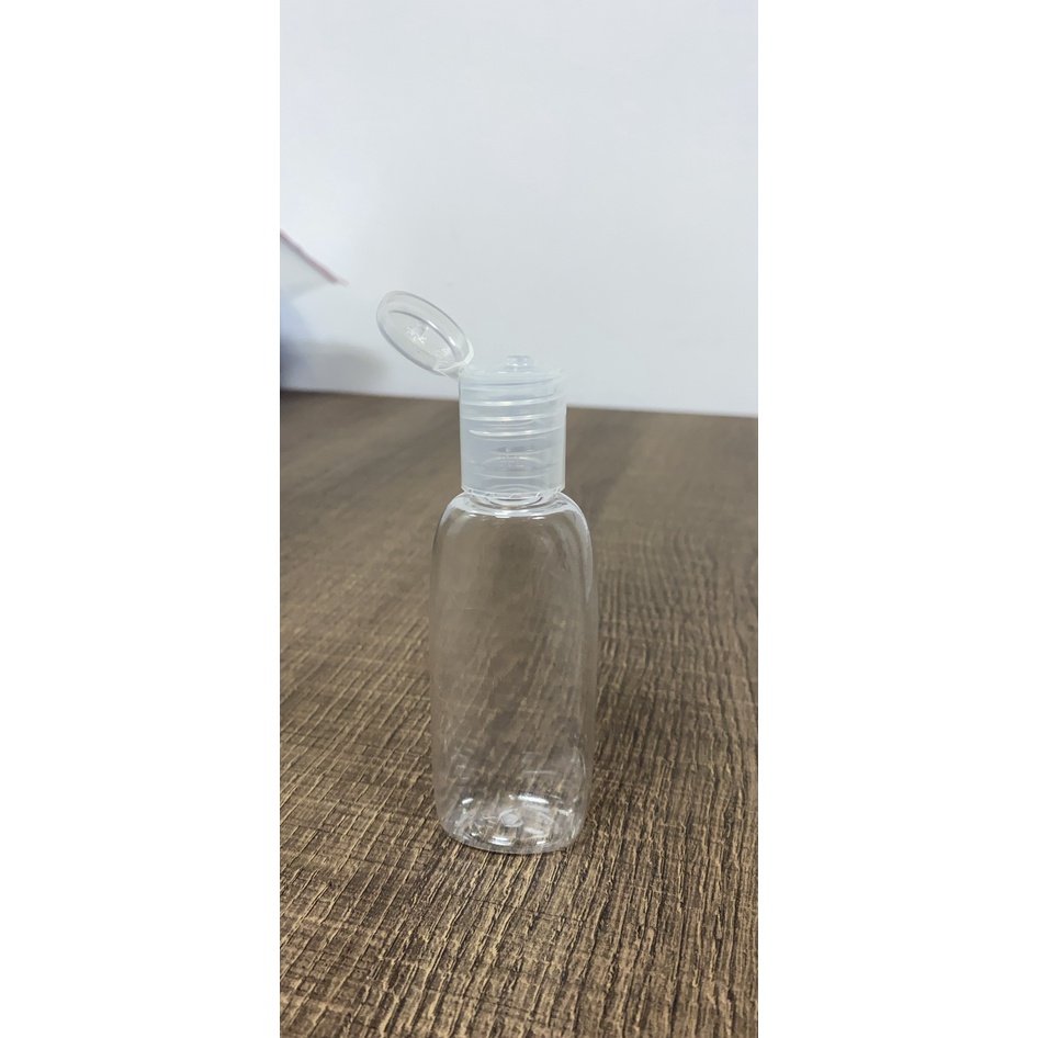Chai nhựa PET 50ml  chai nhựa trong- Chai nắp bật – chai chiết mỹ phẩm