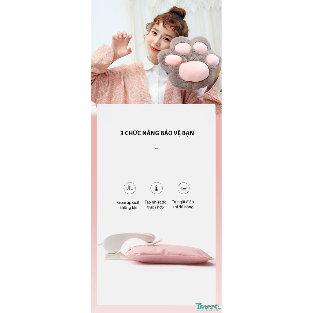 Túi sưởi Chân Mèo