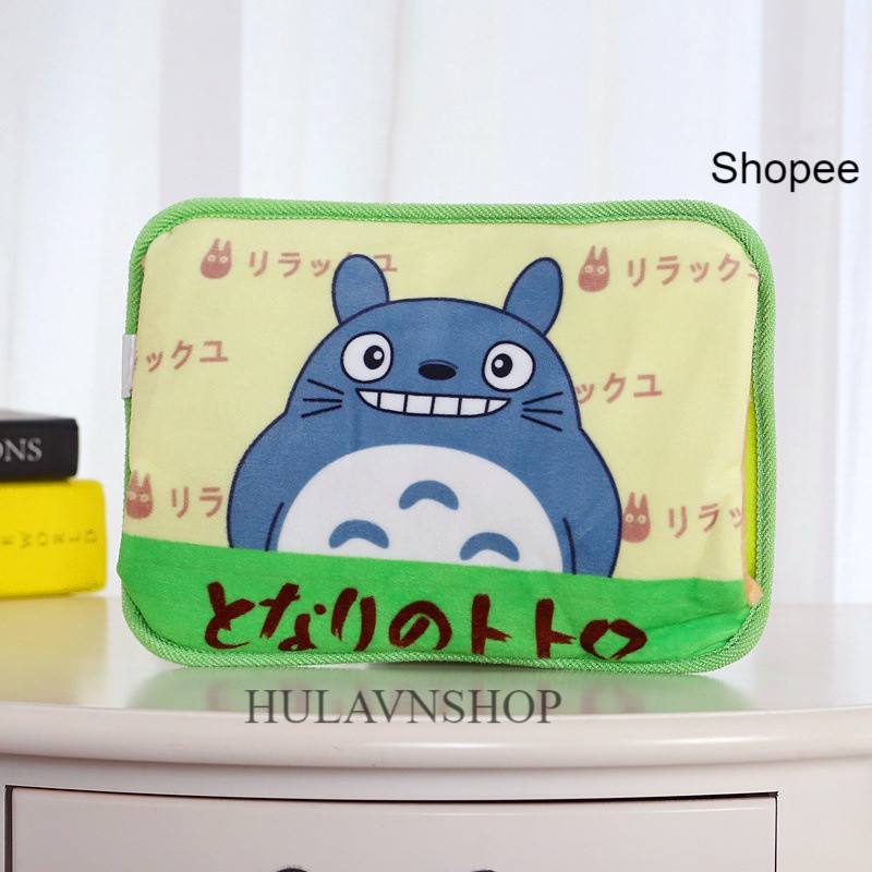 Túi chườm túi sưởi thú bông ấm áp doremon totoro kitty