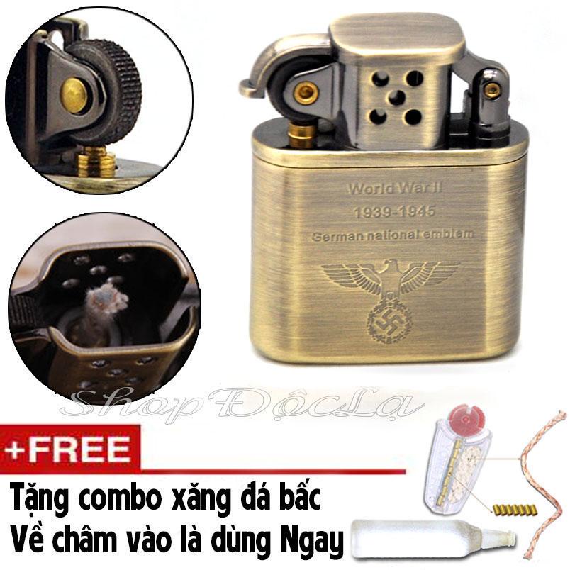 𝐁𝐚̣̂𝐭 𝐋𝐮̛̉𝐚 𝑥𝑎̆𝑛𝑔 đá Thế chiến thứ 2 chạm khắc chim đại bàng Z506 , bat lua Zorro Z506 Shopdocla