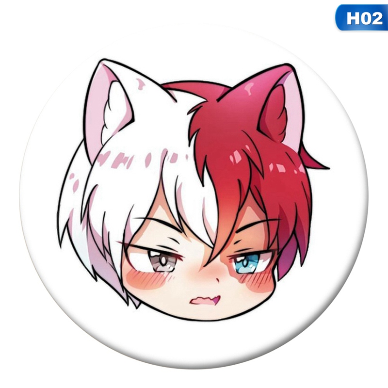 Huy Hiệu Cài Áo Hình Nhân Vật Anime My Hero Academia Dễ Thương