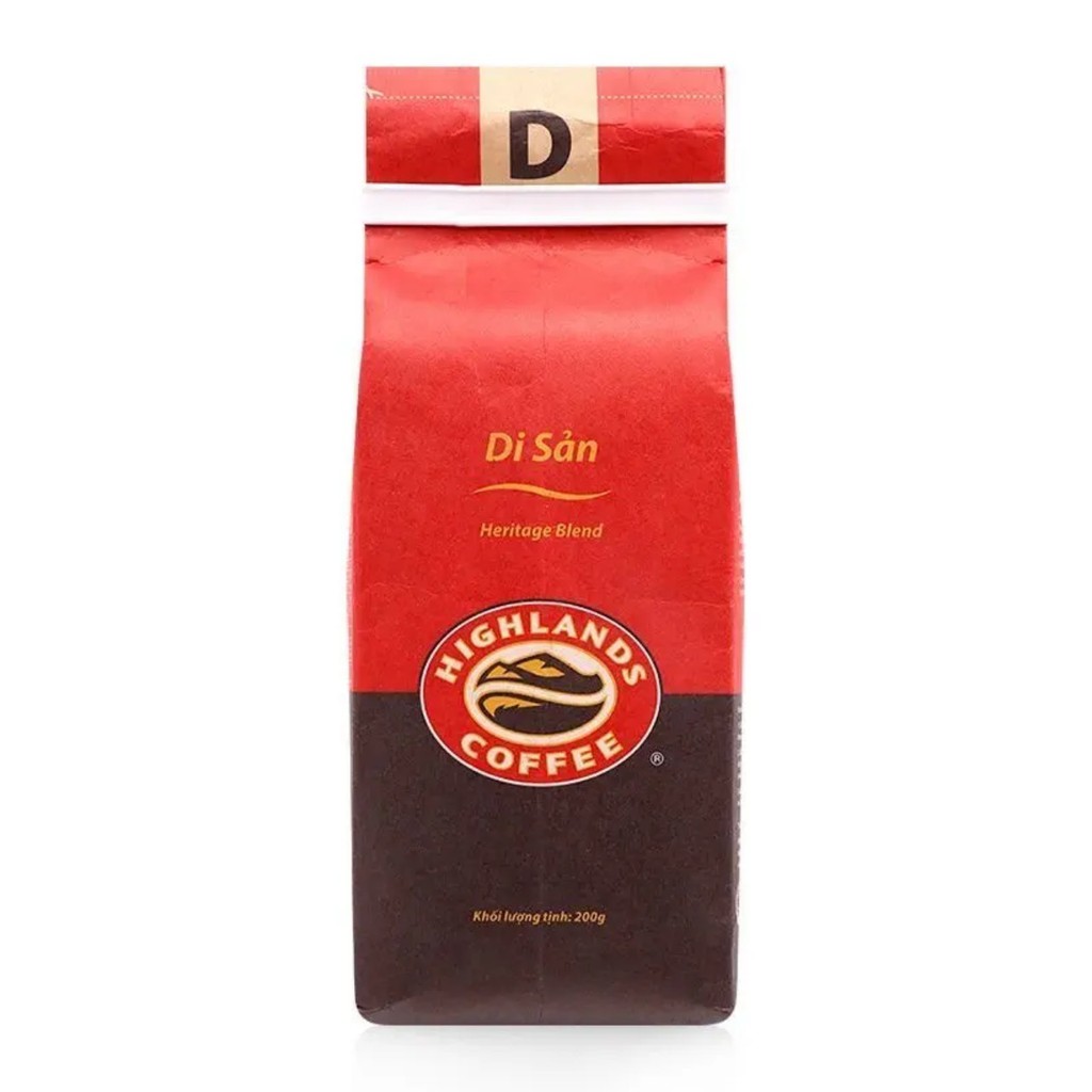 Cà phê rang xay Di Sản Highlands Coffee gói 200g