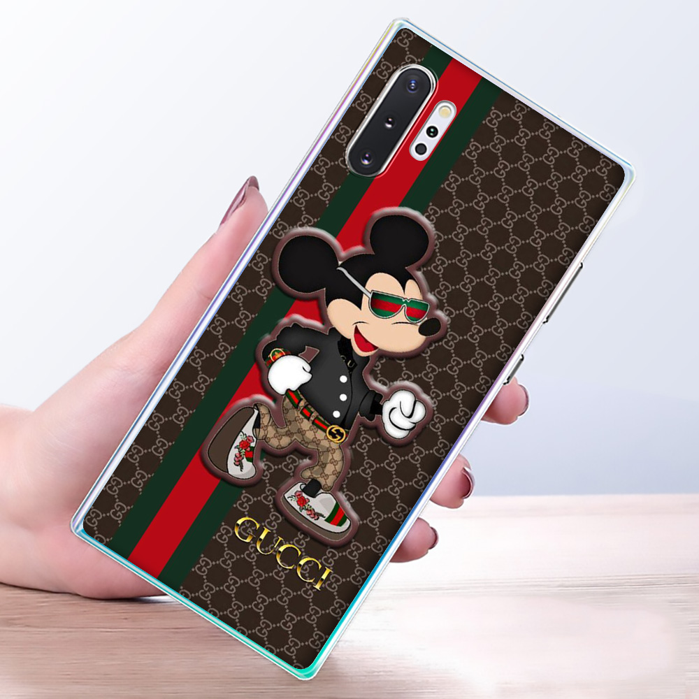 Ốp Điện Thoại Trong Suốt In Logo Gucci Thời Trang Cho Samsung A01 Eu A21S J2 J5 J7 Prime M20 M31 S10E Note 20 Ultra C51