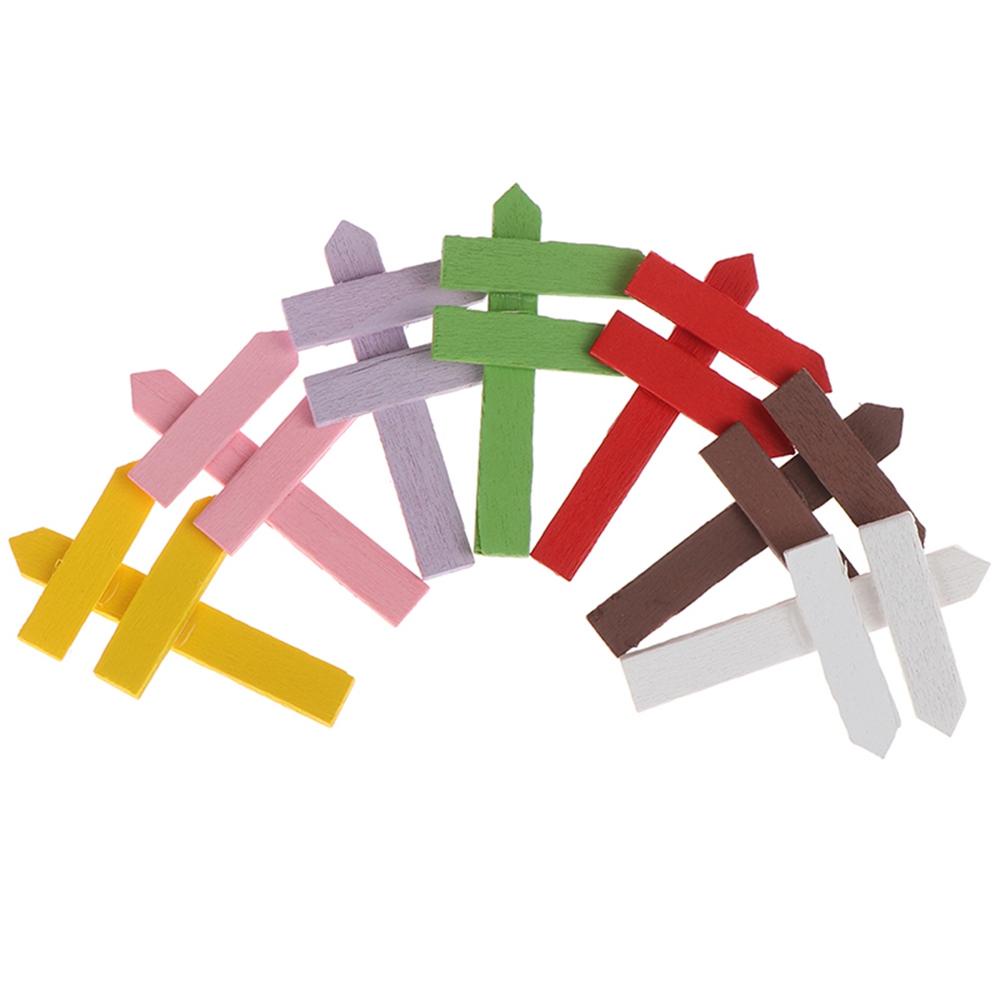 Set 10 Mô Hình Cột Mốc Trang Trí Tiểu Cảnh