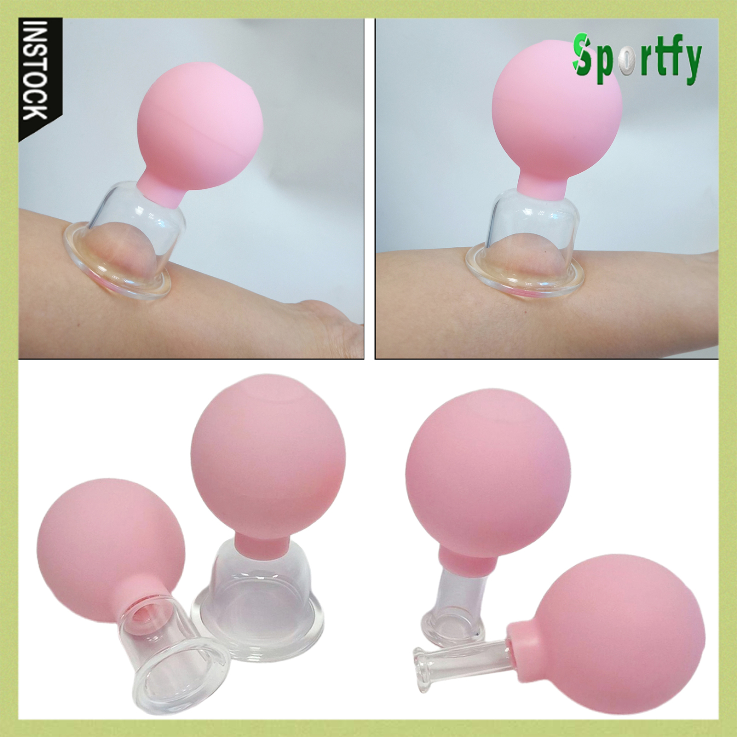 Sportfy Massage Cupping Cup Salon Face Back Chest Leg Message Disper Cold Type 1