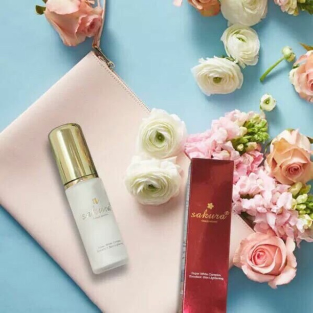 Hỗn hợp dưỡng trắng da ngày đêm Sakura Super White Complex