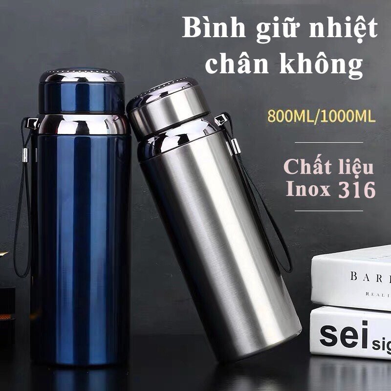 Bình giữ nhiệt nóng lạnh 800-1000ml  inox 316，inox 304 cao cấp，