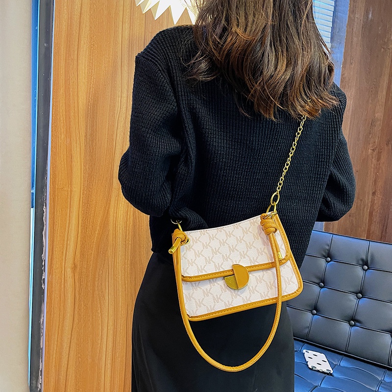 Túi đeo vai hình vuông cỡ nhỏ phong cách retro thời trang mùa thu 2021 cho nữ