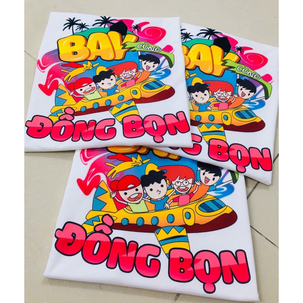 Áo nhóm , áo đi biển , đồ đi biển , đồ nhóm Chất liệu thun cotton loại 1 đủ size từ 8 đến 100kg .