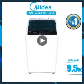 Miễn phí lắp đặt Máy giặt lồng đứng 9.5kg Midea MAS9501(WB)