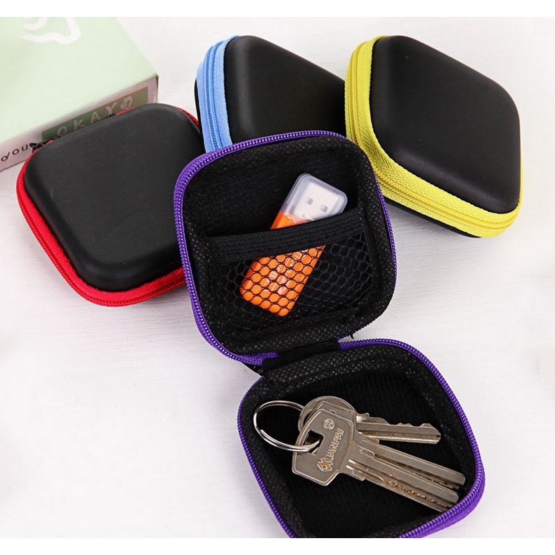 Túi đựng tiền xu/ tai nghe thiết kế nhỏ gọn dễ thương | BigBuy360 - bigbuy360.vn
