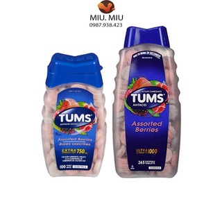 Kẹo Trái cây Tums Extra Strength Smoothies 100 viên - 265 viên