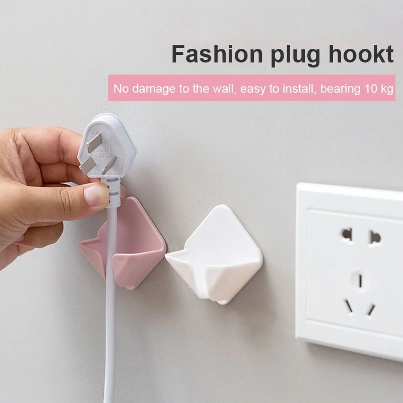 Móc treo dây cắm điện ổ cắm không cần đục lỗ