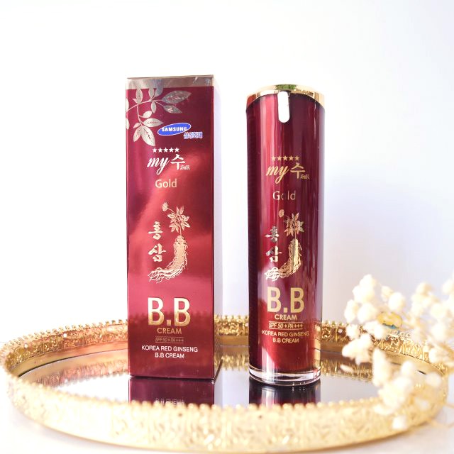 Kem Nền BB Cream Hồng Sâm Đỏ My Gold SPF50