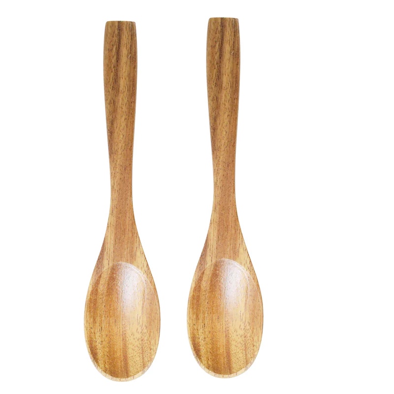 Daiso Muỗng Gỗ Chinese Soup Spoon -Acacia-
