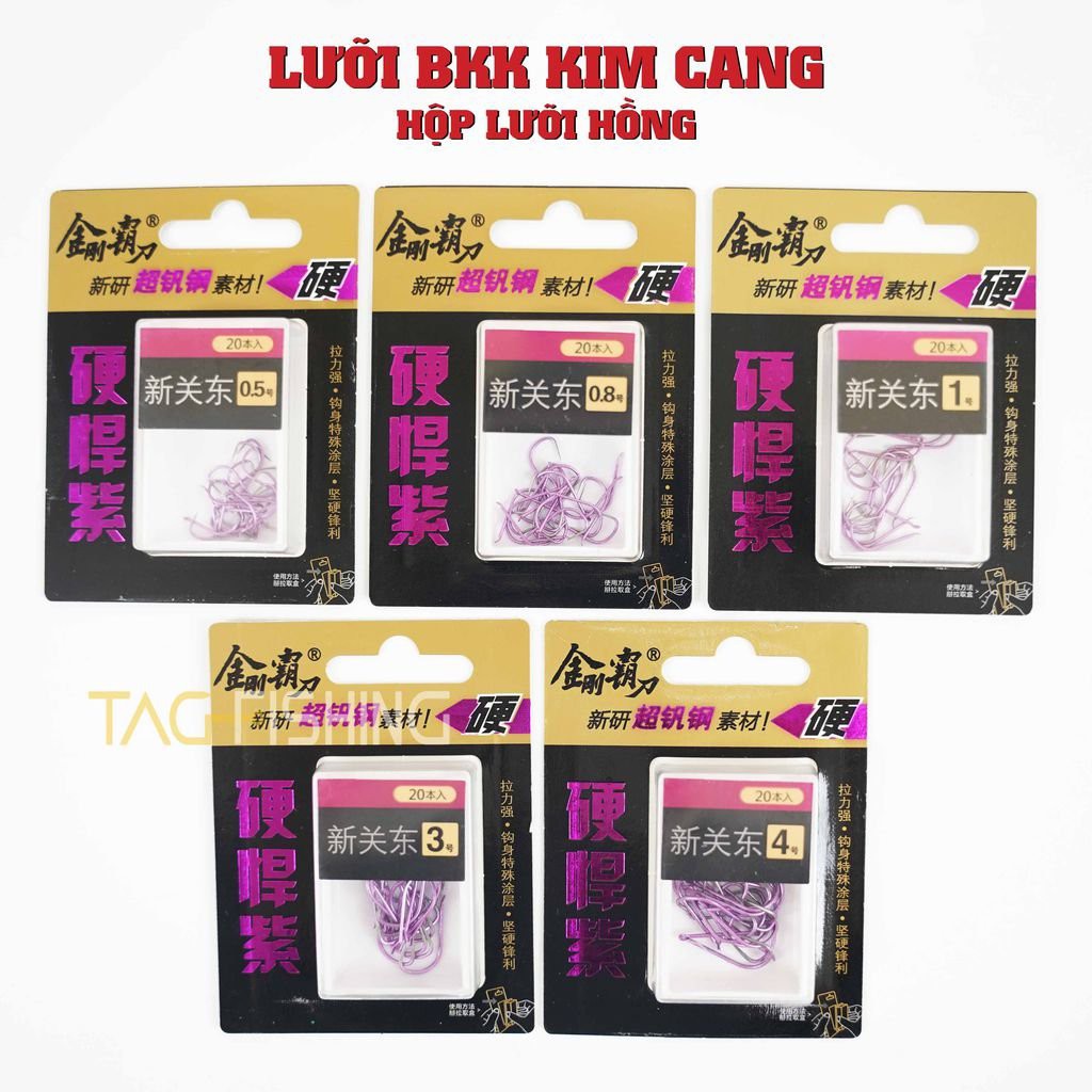 Lưỡi BKK Kim Cang - Hộp Lưỡi Hồng 20 cái/hộp