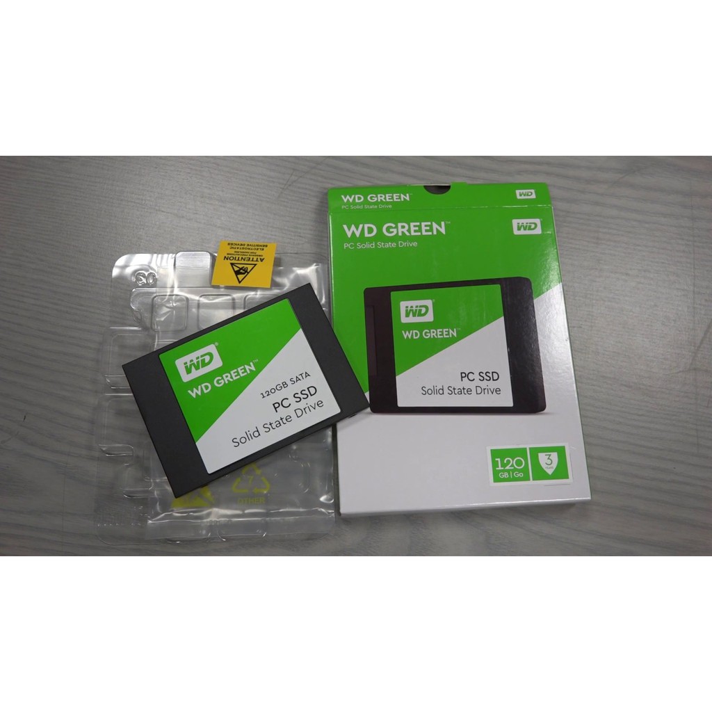 Ổ Cứng Ssd Wd Green 120 Gb 2.5 'Inch Sata 3 Mới