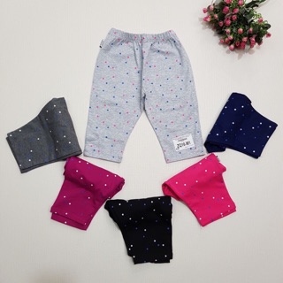Quần lửng legging bé gái 11-15T chấm bi