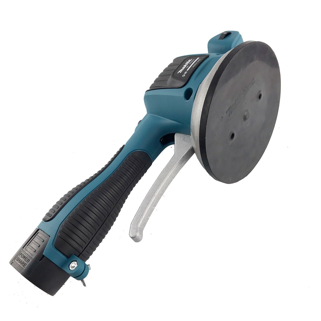 Máy ốp lát gạch men cầm tay, máy đầm rung dùng pin 18v 6 cấp độ rung Makita, bộ 2 pin