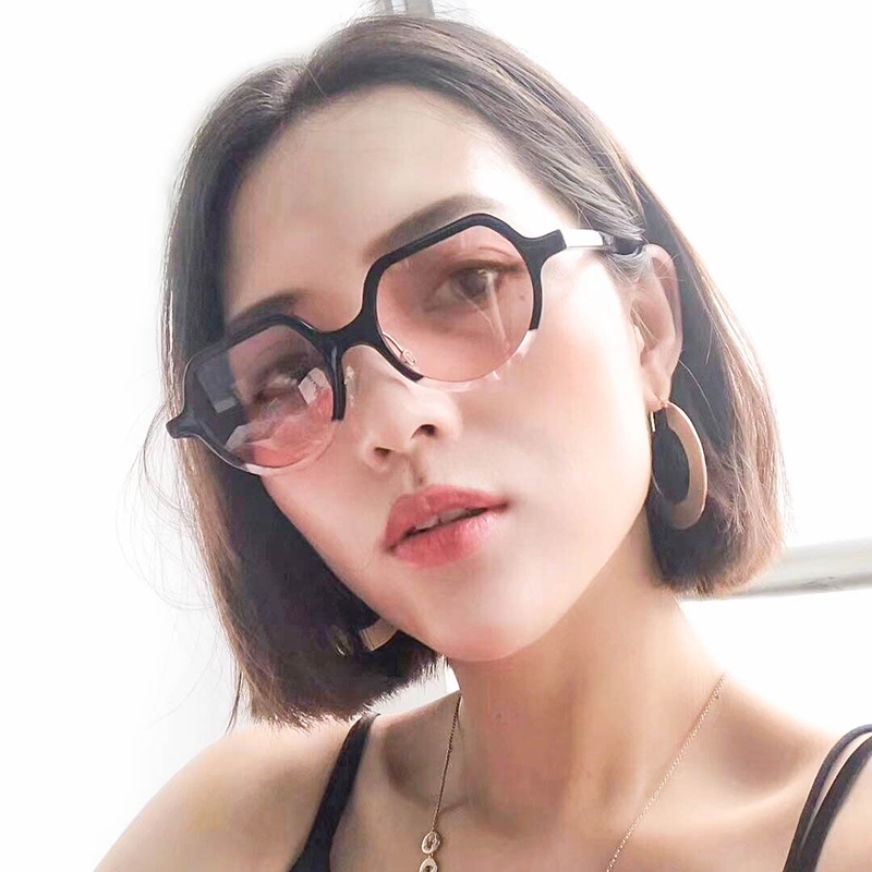 Kính mát gọng tròn thời trang phong cách cổ điển 3304