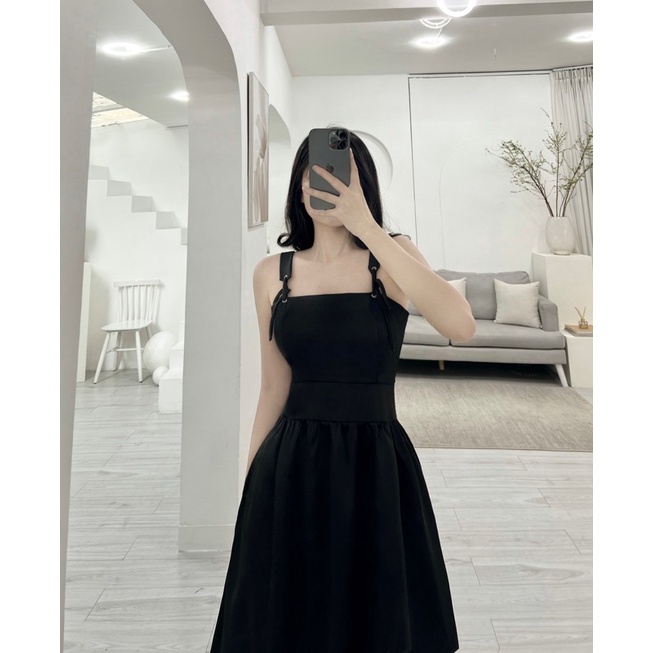 Đầm hai dây đóng khoen - MIM