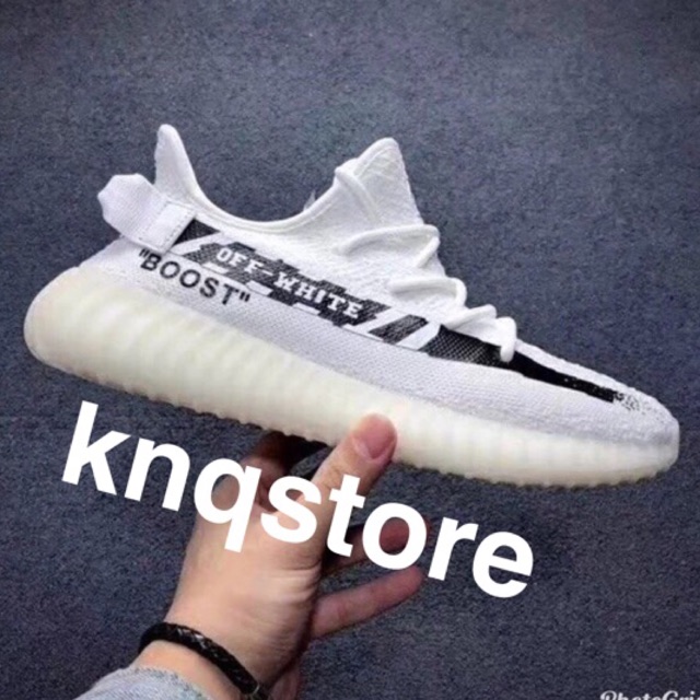 (Xả Hàng Đón 2020). GIÀY THỂ THAO SNEAKER YEEZY 350 V2 OFF WHITHE FULL TRẮNG NAM NỮ : ⁸ :; ` ' . ' & ' '