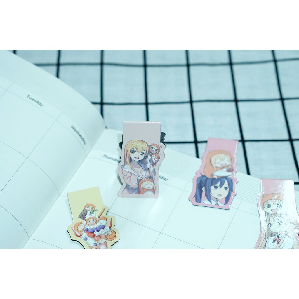 Bookmark nam châm anime nhiều mẫu - kẹp sách anime