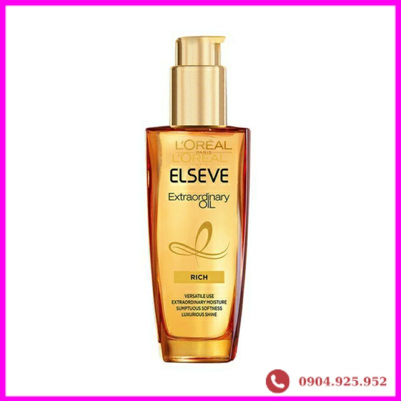 Dầu dưỡng chiết xuất tinh dầu hoa tự nhiên L'Oreal Paris Elseve Extraordinary Oil Ultra Nourishing 100ml